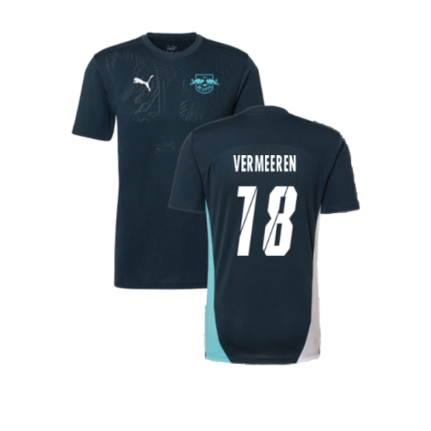 2024-2025 Red Bull Leipzig Training Shirt (Dark Night) (Vermeeren 18)