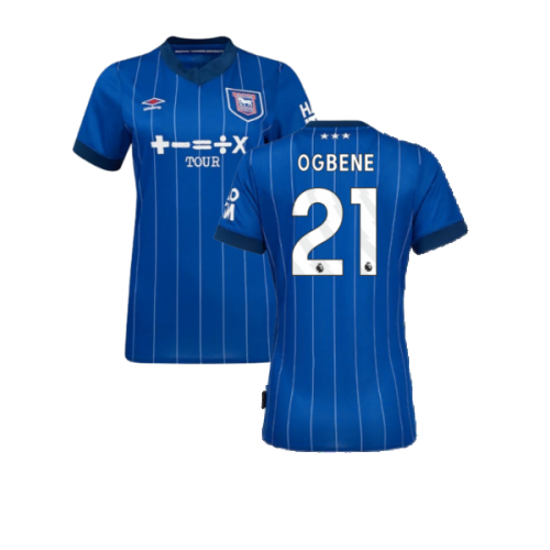 2024-2025 Ipswich Home Shirt (Womens) (Ogbene 21)