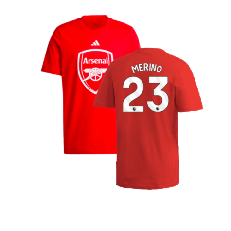 2024-2025 Arsenal DNA Graphic Tee (Red) (Merino 23)