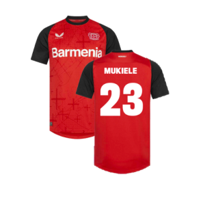 2024-2025 Bayer Leverkusen Home Shirt (Mukiele 23) 2024-2025 Bayer Leverkusen Home Shirt (Mukiele 23)