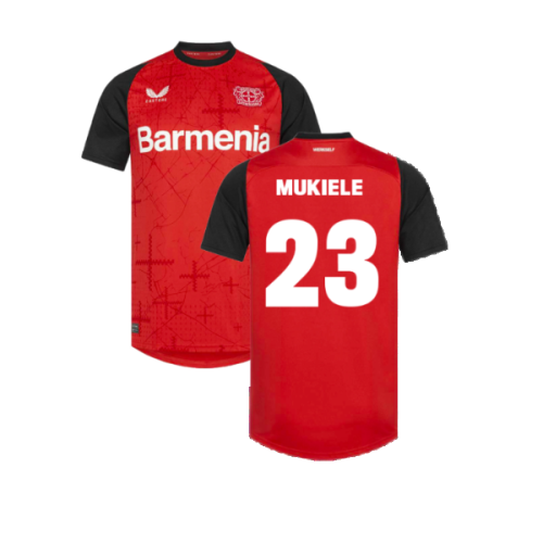 2024-2025 Bayer Leverkusen Home Shirt (Mukiele 23)