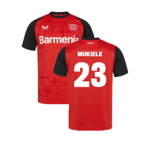 2024-2025 Bayer Leverkusen Pro Home Shirt (Mukiele 23)