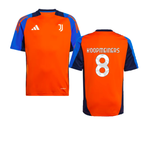 2024-2025 Juventus Training Jersey (Orange) - Kids (Koopmeiners 8)