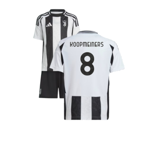 2024-2025 Juventus Home Mini Kit (Koopmeiners 8)