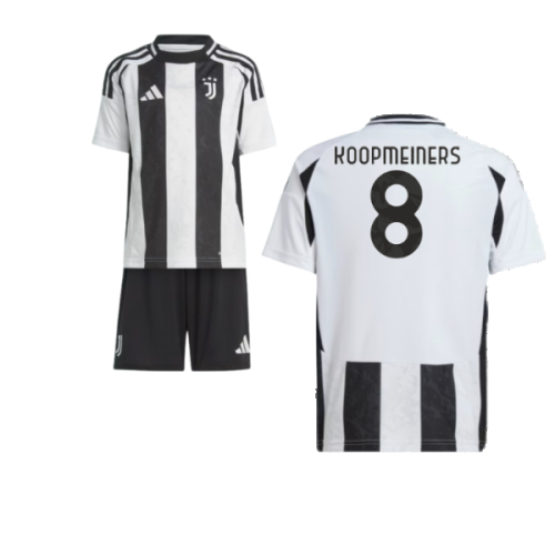 2024-2025 Juventus Home Mini Kit (Koopmeiners 8)