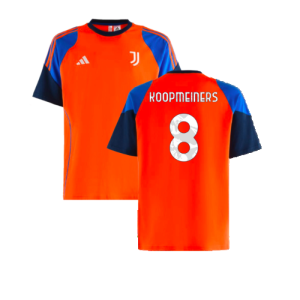 2024-2025 Juventus Training Tee (Orange) (Koopmeiners 8) 2024-2025 Juventus Training Tee (Orange) (Koopmeiners 8)