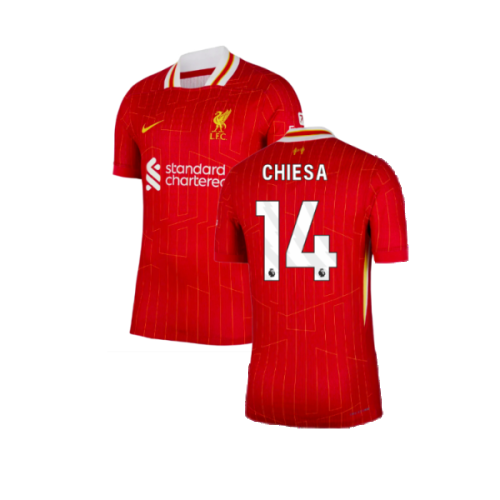 2024-2025 Liverpool Dri-Fit ADV Match Home Shirt (Chiesa 14)