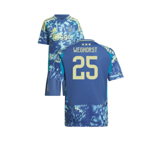 2024-2025 Ajax Away Mini Kit (Weghorst 25)
