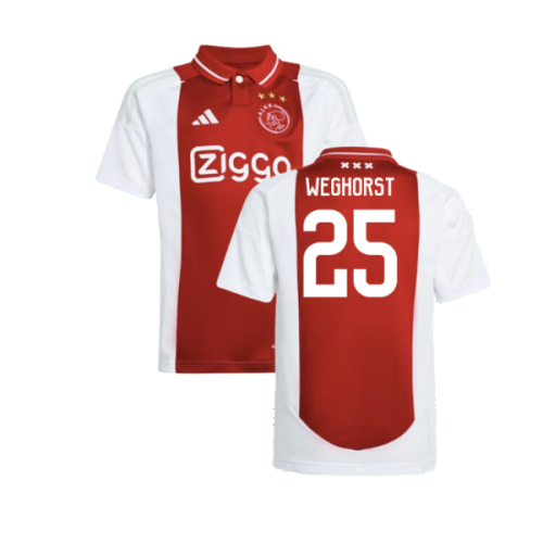 2024-2025 Ajax Home Shirt (Kids) (Weghorst 25)