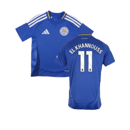 2024-2025 Leicester City Home Shirt (Kids) (El Khannouss 11)