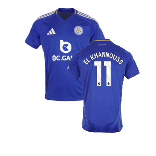 2024-2025 Leicester City Home Shirt (El Khannouss 11)