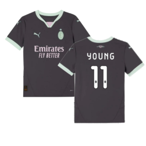 2024-2025 AC Milan Third Shirt (Kids) (YOUNG 11)