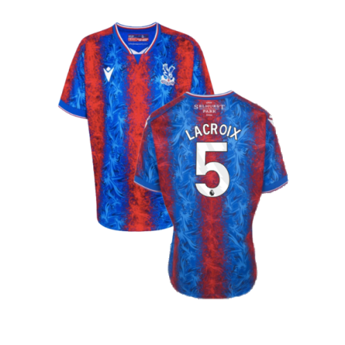 2024-2025 Crystal Palace Home Shirt (Kids) (Lacroix 5)