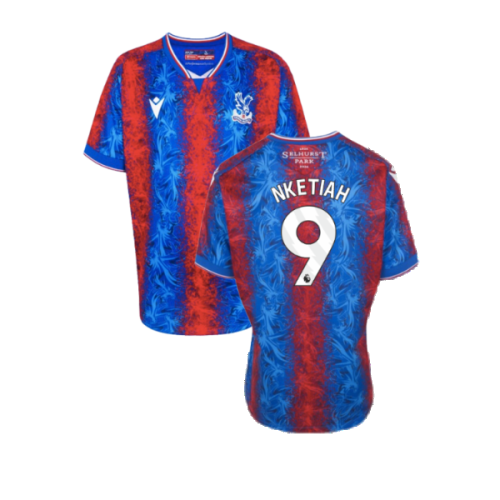 2024-2025 Crystal Palace Home Shirt (Kids) (Nketiah 9)