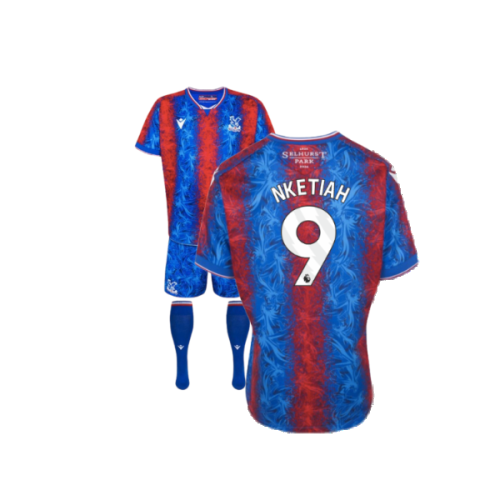 2024-2025 Crystal Palace Home Mini Kit (Nketiah 9)