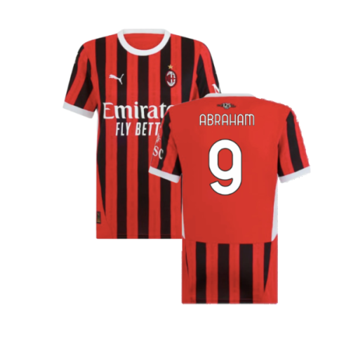 2024-2025 AC Milan Home Shirt (Womens) (Abraham 9)