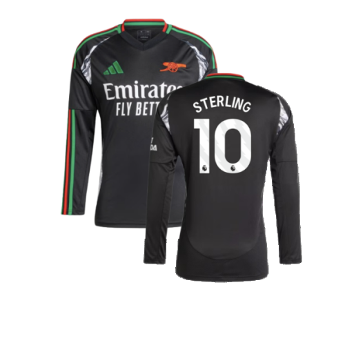 2024-2025 Arsenal Away Long Sleeve Shirt (Sterling 10)