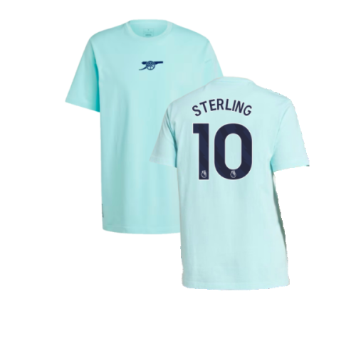 2024-2025 Arsenal Seasonal Tee (Clear Aqua) (Sterling 10)