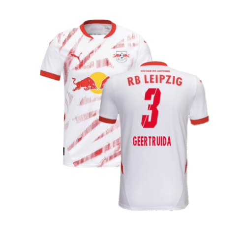 2024-2025 Red Bull Leipzig Home Shirt (Kids) (Geertruida 3)