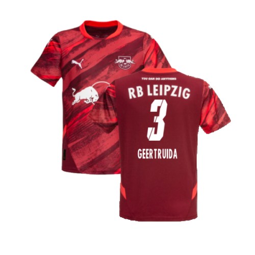 2024-2025 Red Bull Leipzig Away Shirt (Kids) (Geertruida 3)