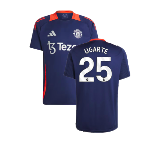 2024-2025 Man Utd Training Jersey (Night Indigo) (Ugarte 25)