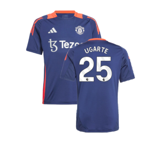 2024-2025 Man Utd Training Jersey (Night Indigo) - Kids (Ugarte 25)