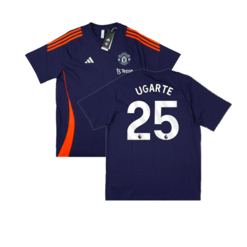 2024-2025 Man Utd Training Tee (Night Indigo) (Ugarte 25)