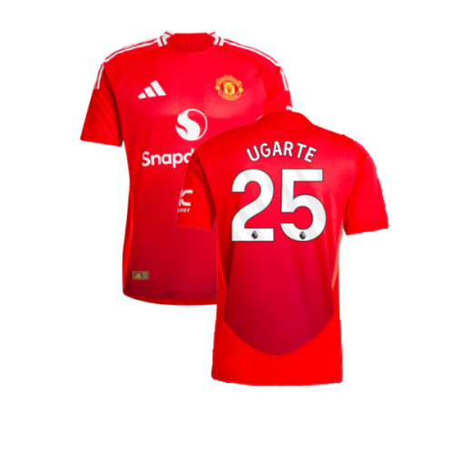 2024-2025 Man Utd Authentic Home Shirt (Ugarte 25)