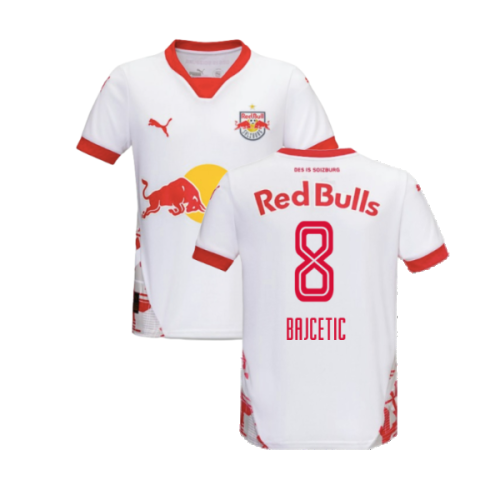 2024-2025 Red Bull Salzburg Home Shirt (Kids) (Bajcetic 8)