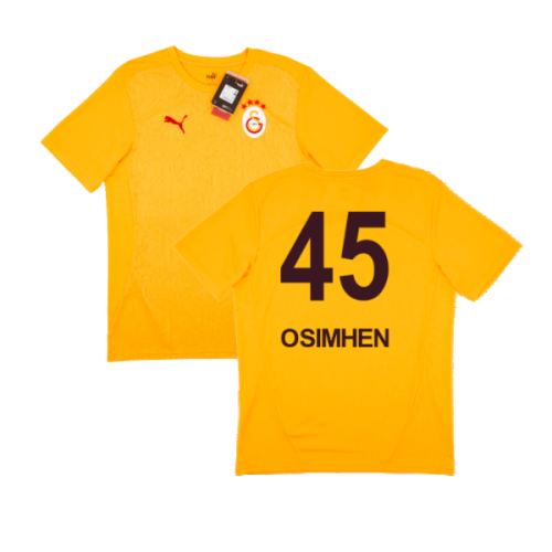 2024-2025 Galatasaray Training Shirt (Orange) (Osimhen 45)