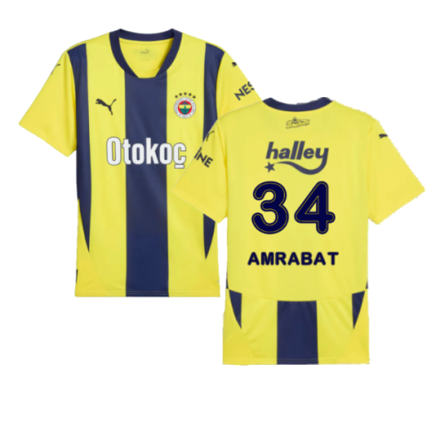 2024-2025 Fenerbahce Home Shirt (Amrabat 34)