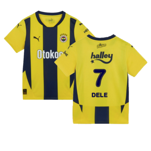 2024-2025 Fenerbahce Home Shirt (Kids) (Dele 7)