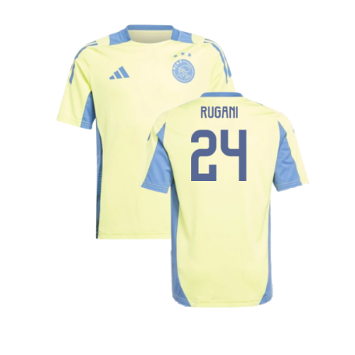 2024-2025 Ajax Training Jersey (Pulse Yellow) - Kids (Rugani 24)