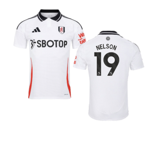 2024-2025 Fulham Home Shirt (Nelson 19)