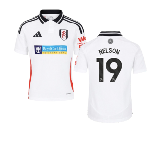 2024-2025 Fulham Home Shirt (Kids) (Nelson 19)