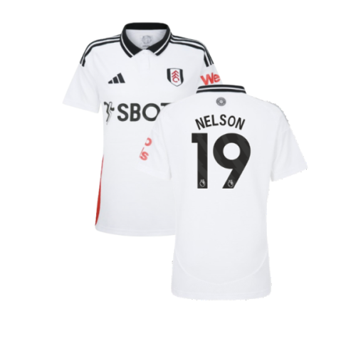 2024-2025 Fulham Home Shirt (Womens) (Nelson 19)