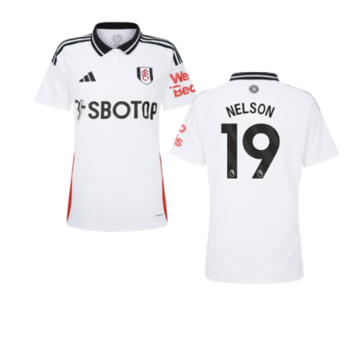 2024-2025 Fulham Home Shirt (Womens) (Nelson 19)