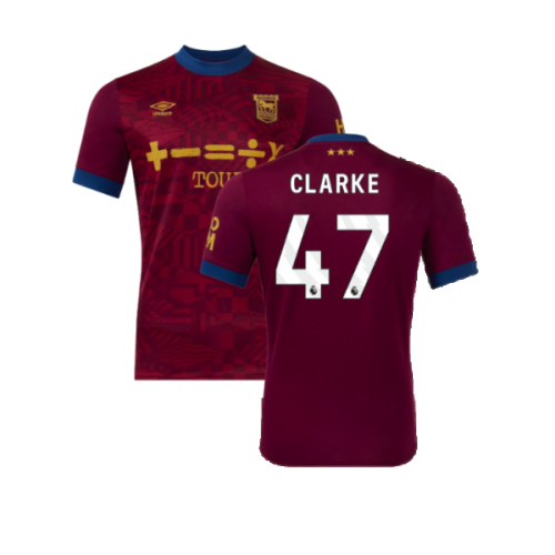 2024-2025 Ipswich Town Away Shirt (Kids) (Clarke 47)