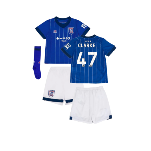 2024-2025 Ipswich Town Home Mini Kit (Clarke 47)