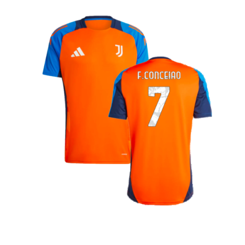 2024-2025 Juventus Training Jersey (Orange) (F.Conceiao 7)