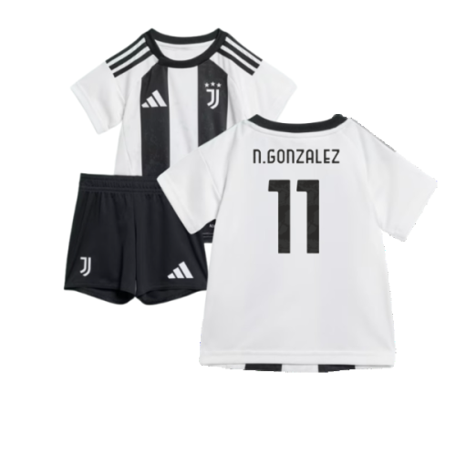 2024-2025 Juventus Home Baby Kit (N.Gonzalez 11)