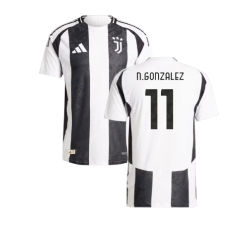 2024-2025 Juventus Authentic Home Shirt (N.Gonzalez 11)