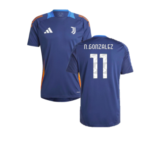 2024-2025 Juventus Training Jersey (Navy) (N.Gonzalez 11)