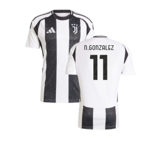 2024-2025 Juventus Home Shirt (N.Gonzalez 11)