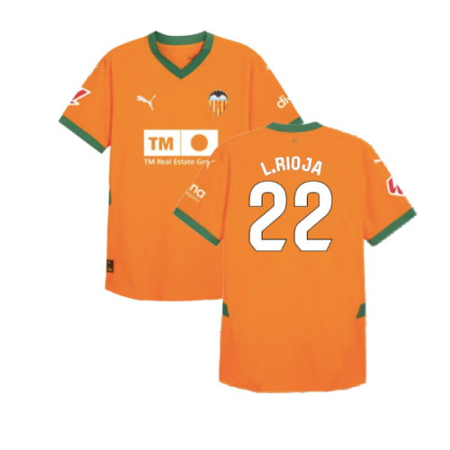 2024-2025 Valencia Third Shirt (Kids) (L.Rioja 22)