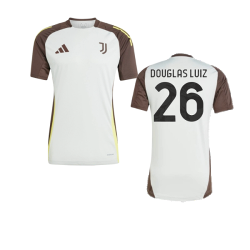 2024-2025 Juventus EU Training Jersey (Silver) (Douglas Luiz 26)