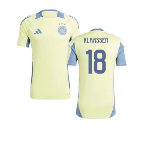 2024-2025 Ajax Training Jersey (Pulse Yellow) (Klaassen 18)