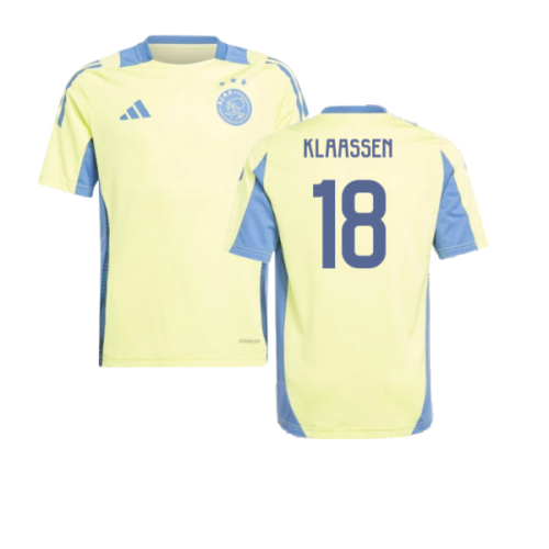 2024-2025 Ajax Training Jersey (Pulse Yellow) - Kids (Klaassen 18)