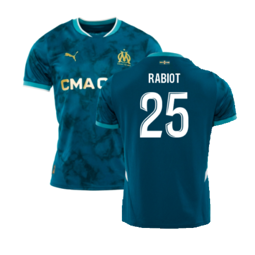 2024-2025 Marseille Away Shirt (Rabiot 25)