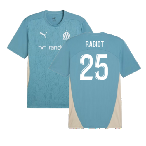 2024-2025 Marseille Training Shirt (Bold Blue) (Rabiot 25)